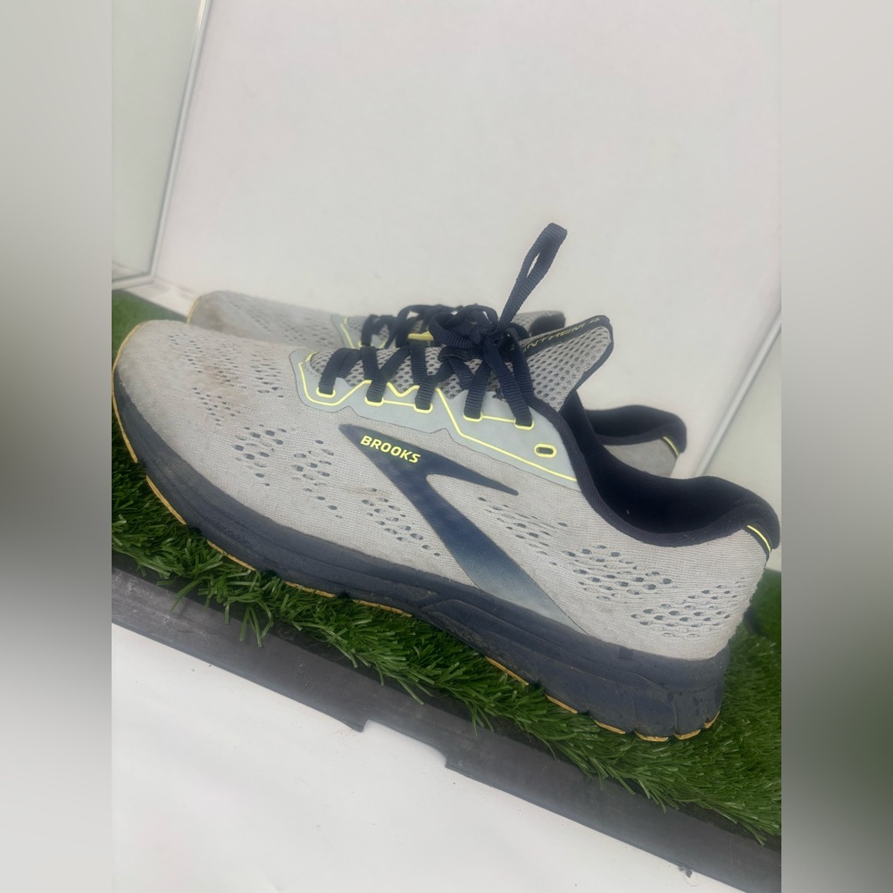 Brooks Anthem 4 Running Mens Shoes Size 11.5 Grey Navy Cushion Neutral